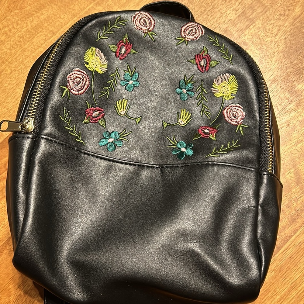Embroidered Mini Backpack - image 2